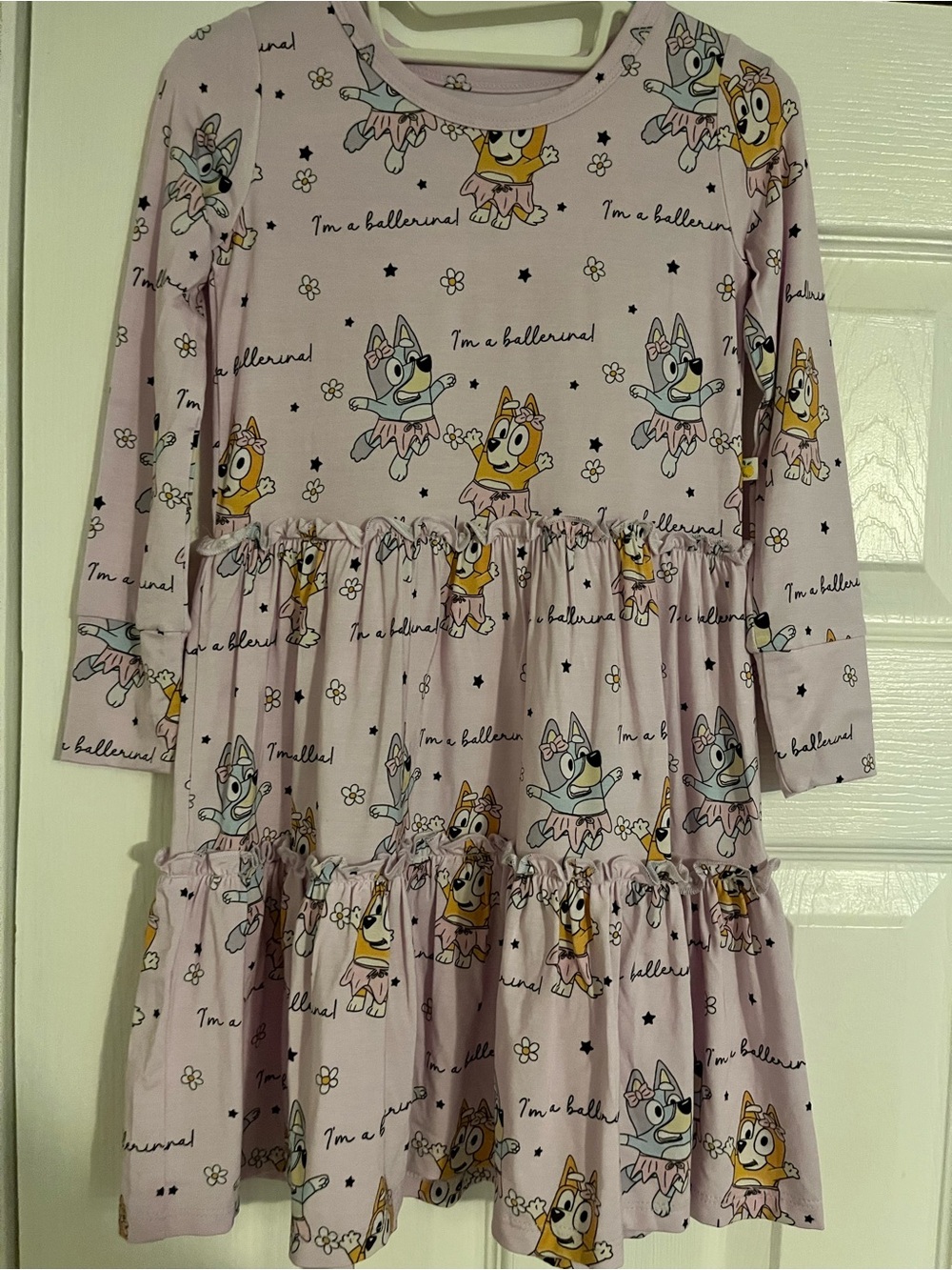 Bluey inspired bamboo dress with shorts